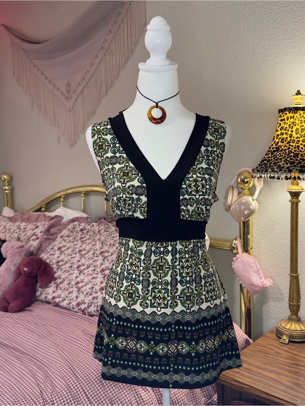 Y2K TieBack Babydoll Top